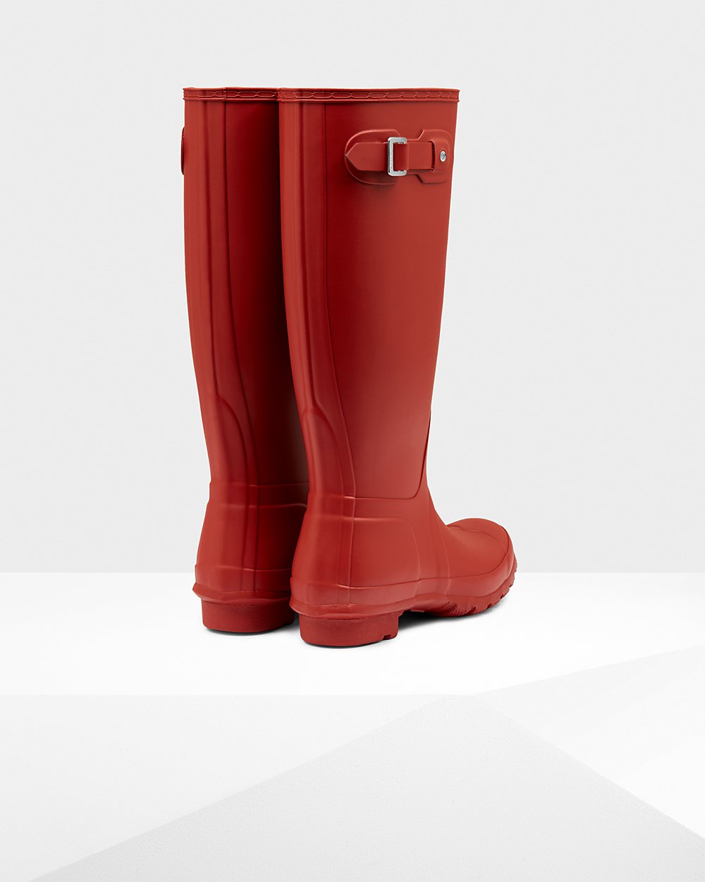 Hoge Regenlaarzen Dames - Hunter Original - Rood - 89SKHVYEA